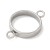 BEZ505 Zawieszka ramka do żywicy spinka do mankietu 22x14mm stal nierdzewna