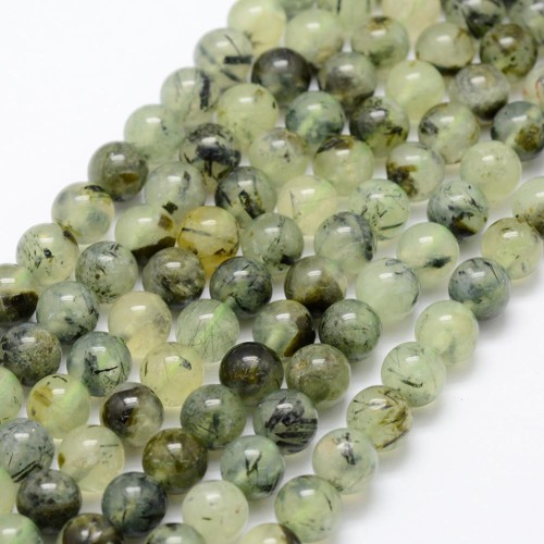 KK161 Prehnit kamień naturalny koraliki kule 8mm sznur 50szt