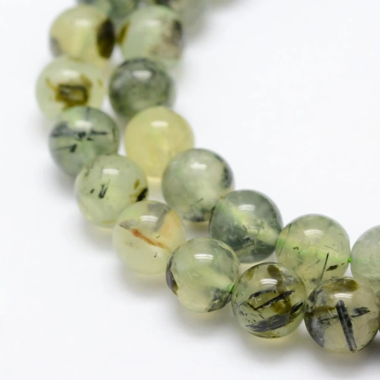 KK161 Prehnit kamień naturalny koraliki kule 8mm sznur 50szt