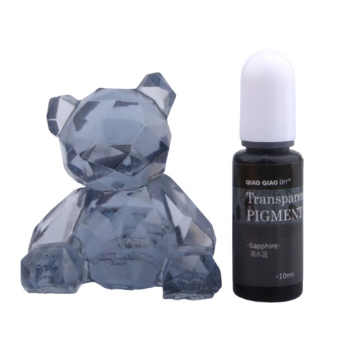 Pigment barwnik do żywicy transparentny 10ml - sapphire niebieski szafir