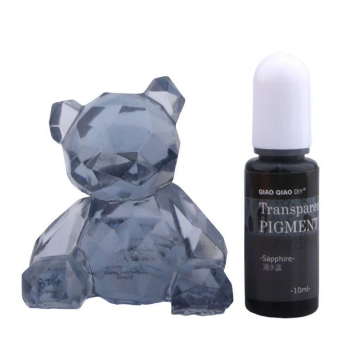 Pigment barwnik do żywicy transparentny 10ml - sapphire niebieski szafir