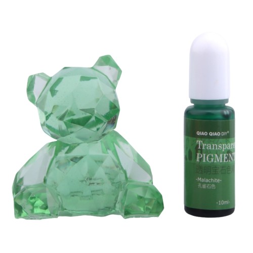 Pigment barwnik do żywicy transparentny 10ml - malachite zielony