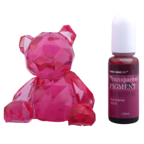 Pigment barwnik do żywicy transparentny 10ml - tourmaline różowy turmalin