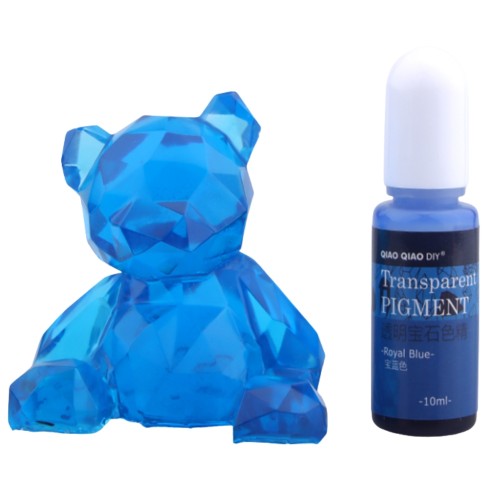 Pigment barwnik do żywicy transparentny 10ml - royal blue niebieski