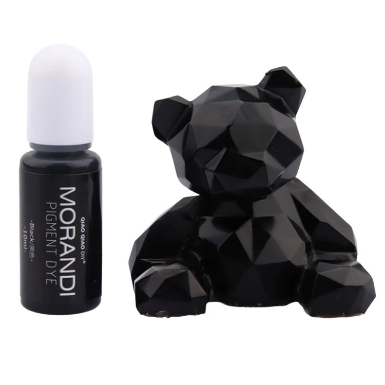 Pigment barwnik do żywicy kryjący 10ml - black czarny
