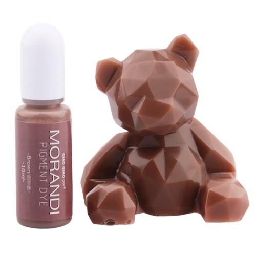 Pigment barwnik do żywicy kryjący 10ml - brown brązowy