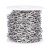 LAN235 Łańcuszek spinacze paperclips 5x10mm długie ogniwa 1m stal nierdzewna