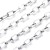 LAN235 Łańcuszek spinacze paperclips 5x10mm długie ogniwa 1m stal nierdzewna