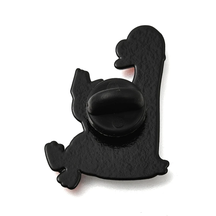 pin126 Przypinka metalowa emaliowana pin kaczka z książką