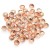 prm685 Przekładka 7mm nakładka ozdobna na koralik mosiężna 10szt rose gold