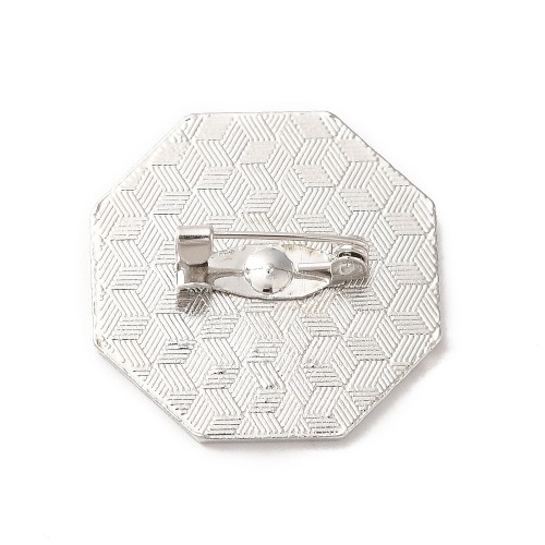 PIN154 Przypinka ozdobna metalowa broszka emaliowana - Yin Yang