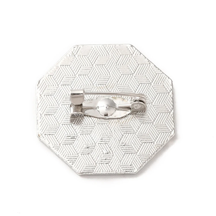 PIN154 Przypinka ozdobna metalowa broszka emaliowana - Yin Yang