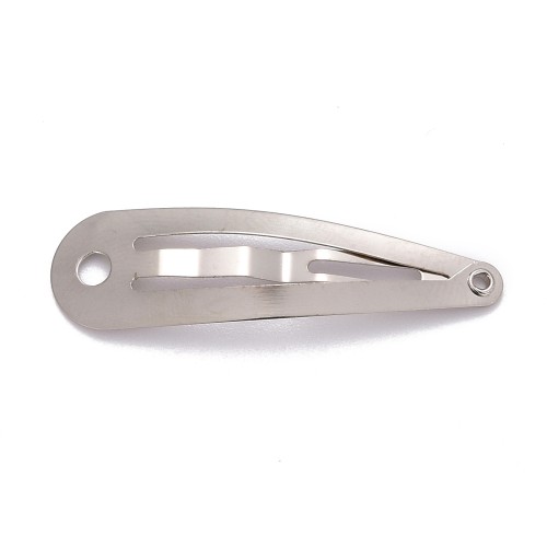 BDS43 Baza spinki do włosów spinka 11x39mm 5szt. - platynowa
