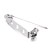BBR67 Baza zapięcie do broszki przypinki 4,5x27mm stal nierdzewna 5szt
