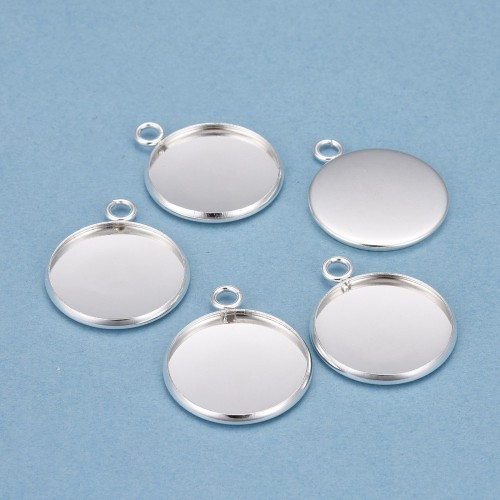 BMK304 Zawieszka baza pod kaboszon okrągła 20mm stal nierdzewna 2szt