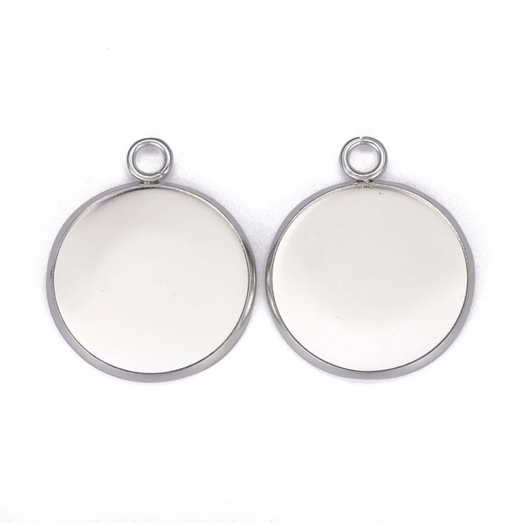 BMK304 Zawieszka baza pod kaboszon okrągła 20mm stal nierdzewna 2sztc