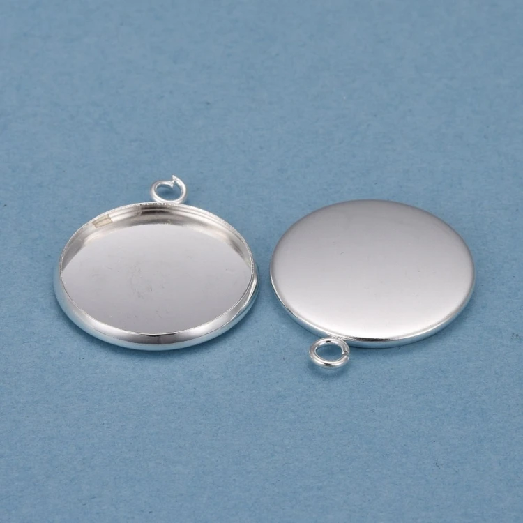 BMK306 Zawieszka baza pod kaboszon okrągła 18mm stal nierdzewna 2szt