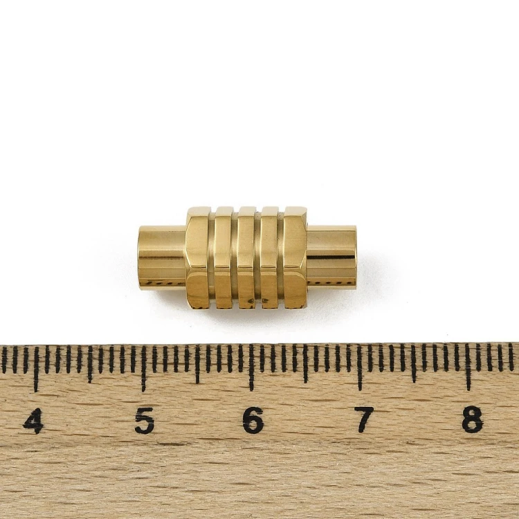Zap461 Zapięcie magnetyczne wklejane stal nierdzewna 10x20mm złote