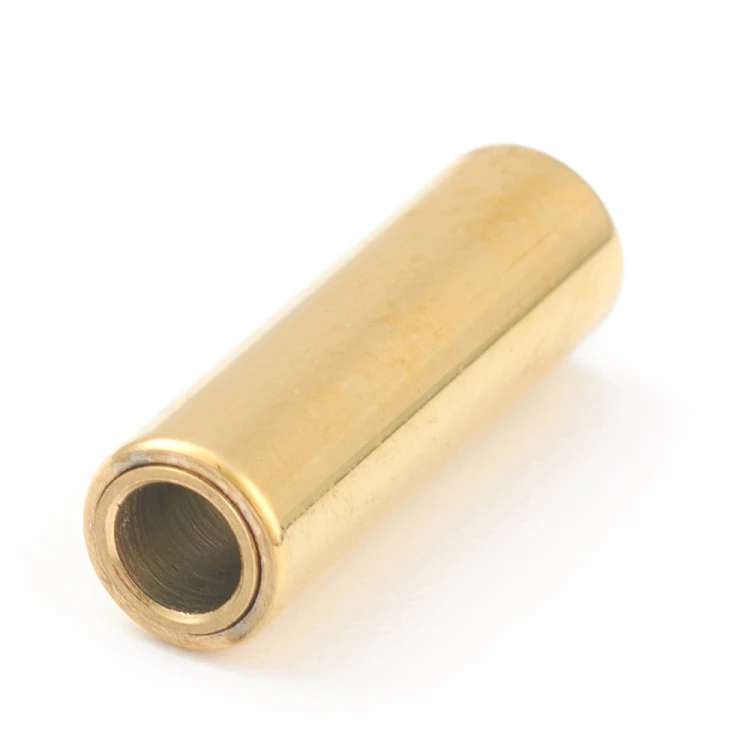 ZAP463 Zapięcie magnetyczne wklejane stal nierdzewna 5x16mm otwór 3mm złote IP 18K