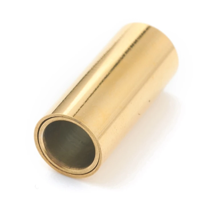 ZAP465 Zapięcie magnetyczne wklejane stal nierdzewna 7x16mm otwór 5mm złote IP 18K