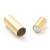 ZAP465 Zapięcie magnetyczne wklejane stal nierdzewna 7x16mm otwór 5mm złote IP 18K