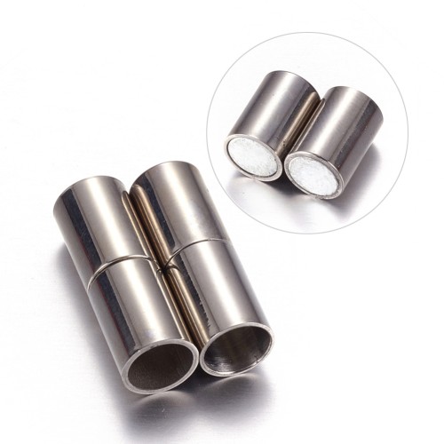 ZAP469 Zapięcie magnetyczne wklejane stal nierdzewna 7x20mm otwór 6mm