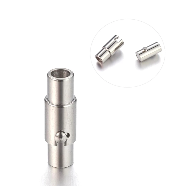 ZAP471 Zapięcie magnetyczne wklejane stal nierdzewna 5x17mm otwór 3mm