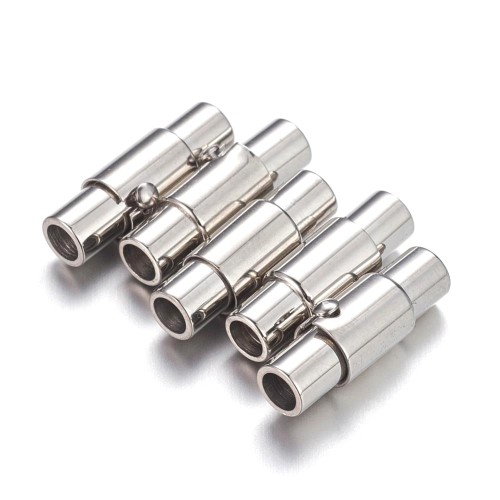 ZAP471 Zapięcie magnetyczne wklejane stal nierdzewna 5x17mm otwór 3mm