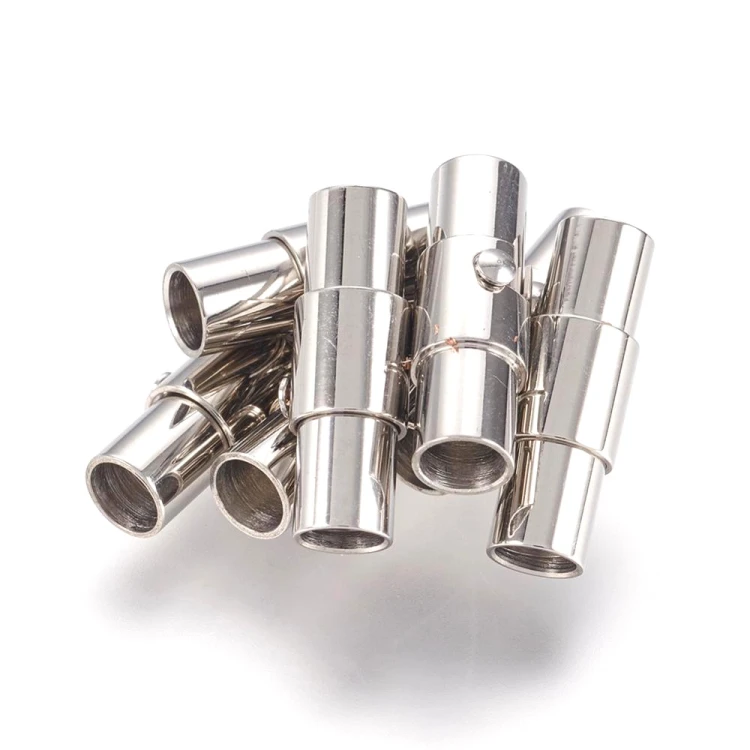 ZAP471 Zapięcie magnetyczne wklejane stal nierdzewna 6x17mm otwór 4mm