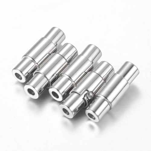 ZAP474 Zapięcie magnetyczne wklejane stal nierdzewna 5,5x16,5mm otwór 2mm