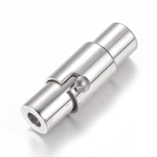 ZAP474 Zapięcie magnetyczne wklejane stal nierdzewna 5,5x16,5mm otwór 2mm