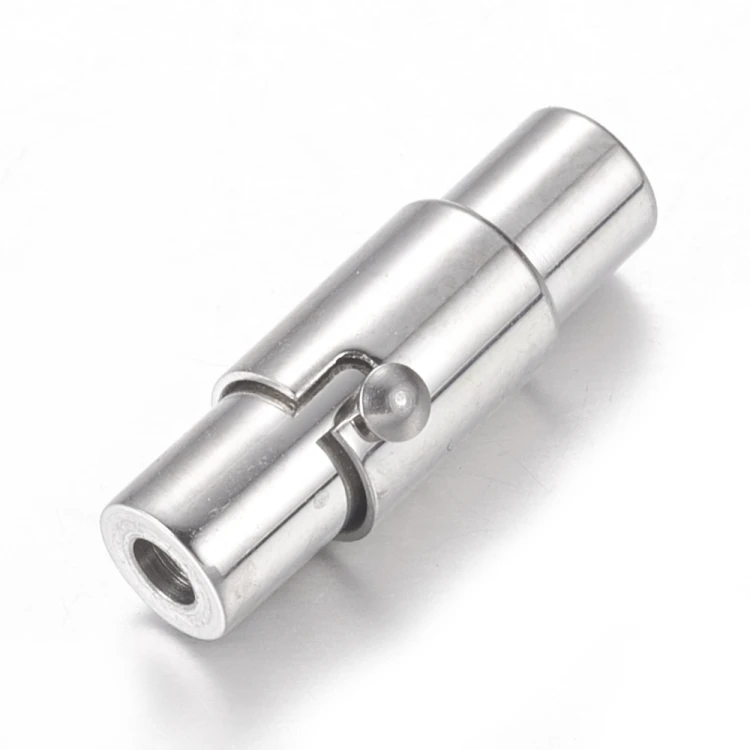 ZAP474 Zapięcie magnetyczne wklejane stal nierdzewna 5,5x16,5mm otwór 2mm