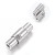 ZAP474 Zapięcie magnetyczne wklejane stal nierdzewna 5,5x16,5mm otwór 2mm