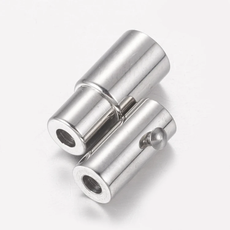 ZAP474 Zapięcie magnetyczne wklejane stal nierdzewna 5,5x16,5mm otwór 2mm