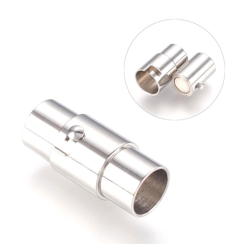 ZAP475 Zapięcie magnetyczne wklejane stal nierdzewna 8x18mm otwór 6mm