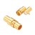 ZAP482 Zapięcie magnetyczne wklejane mosiężne 6x15mm otwór 4mm złote