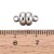 ZAP483 Zapięcie magnetyczne 7x12mm stal nierdzewna - platynowe