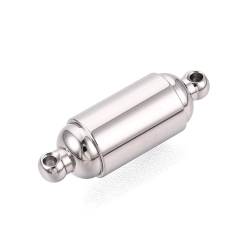 ZAP485 Zapięcie magnetyczne 7,5x23mm stal nierdzewna - platynowe