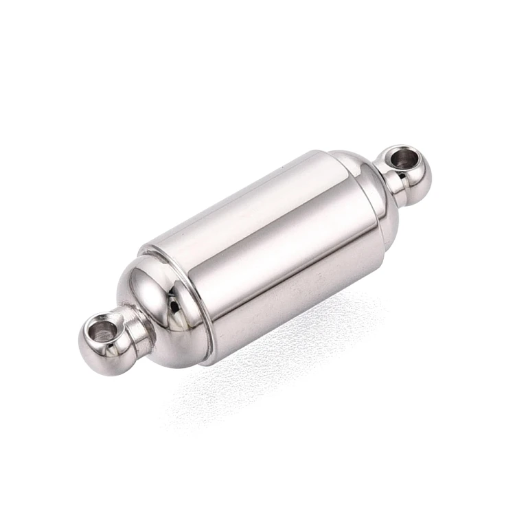 ZAP485 Zapięcie magnetyczne 7,5x23mm stal nierdzewna - platynowe