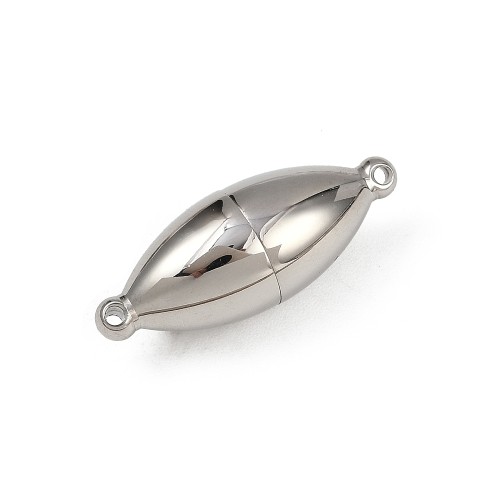 ZAP486 Zapięcie magnetyczne 9x24mm stal nierdzewna - platynowe
