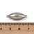 ZAP486 Zapięcie magnetyczne 9x24mm stal nierdzewna - platynowe