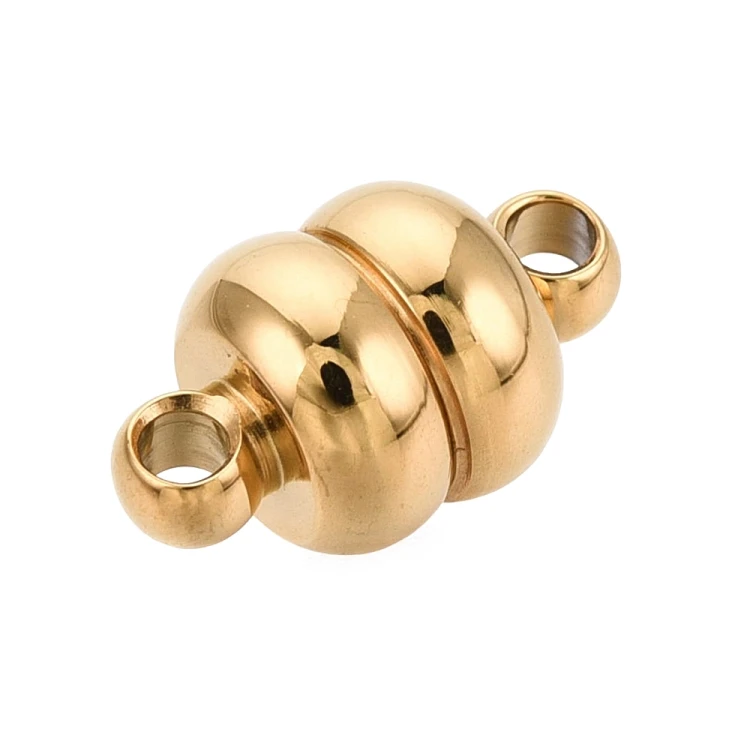 ZAP490 Zapięcie magnetyczne 7x12mm stal nierdzewna (IP)- złote 18K