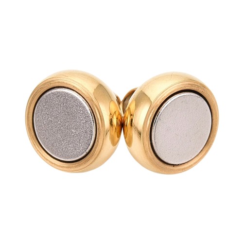 ZAP490 Zapięcie magnetyczne 7x12mm stal nierdzewna (IP)- złote 18K