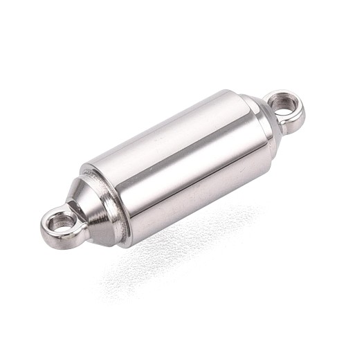 ZAP492 Zapięcie magnetyczne 5x16mm stal nierdzewna - platynowe