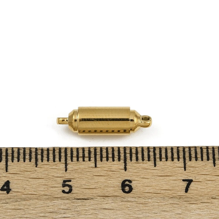 ZAP495 Zapięcie magnetyczne 5x16mm stal nierdzewna- złote