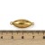 ZAP496 Zapięcie magnetyczne 9x24mm stal nierdzewna - złote