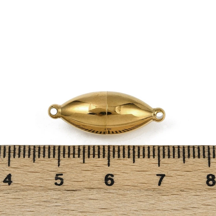 ZAP496 Zapięcie magnetyczne 9x24mm stal nierdzewna - złote