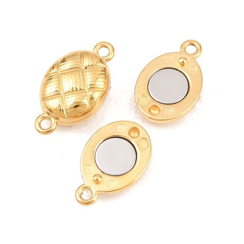 ZAP500 Zapięcie magnetyczne 8x15mm stal nierdzewna (IP)- złote