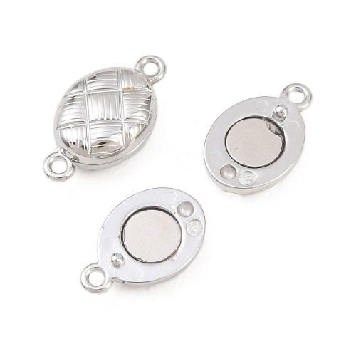 ZAP500 Zapięcie magnetyczne 8x15mm stal nierdzewna- platynowe