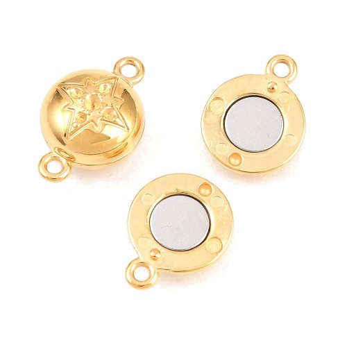 ZAP502 Zapięcie magnetyczne 9x14mm stal nierdzewna (IP)- złote